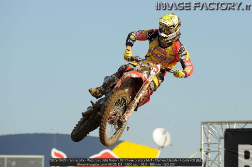 2009-10-03 Franciacorta - Motocross delle Nazioni 0277 Free practice MX1 - Clement Desalle - Honda 450 BEL